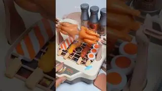 Satisfying Miniature: BBQ Grill Playset & Cooking ASMR