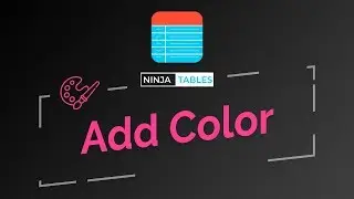 Color Customization with NinjaTables | A Seriously Advanced Function for a Table Builder Plugin!!!