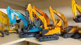 Doosan Dx800 excavator model 1/50  unboxing review and comparison