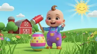 Surprise Eggs on the Farm Adventure | kids nursery rhymes | Baby Song, Fun Farm Egg Surprises 🥚🐄🐷