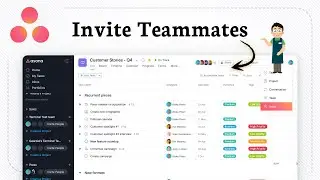 How to invite teammates to Asana (Simple Walkthrough)