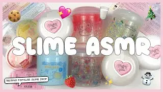 SATISFYING SLIME ASMR TO RELAX TO IN 4K 💖 | $100+ BlushingBB Slime Unboxing