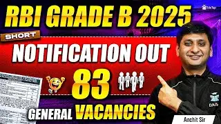 RBI Grade B 2025 Notification | RBI Officer Vacancy & Recruitment 2025 | RBI Official Exam Date 2025