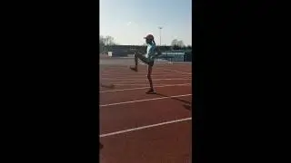Savannah Morgan warm weather training in Enfield.