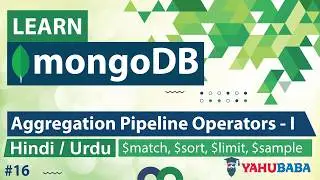 MongoDB Aggregation Pipeline Operators Tutorial in Hindi / Urdu