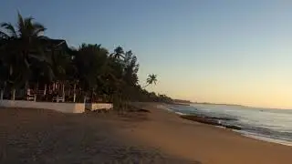 Пляж Тангалле на рассвете(Tangalle beach),Шри-Ланка(Sri Lanka)