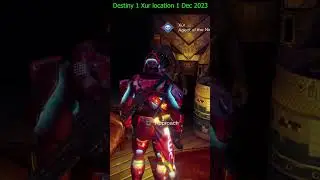 Destiny 1 D1 XUR Location 1 Dec 2023 #shorts #shortsfeed #gaming