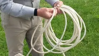 4 strand, braided, Dub Grant ranch rope.