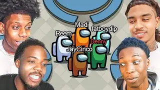 Denny Plays Among Us with Jay Cinco, Madi & Reem