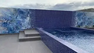 TIMELAPSE | Poolside Feature Mural | Set It Off