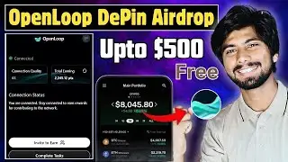 Openloop new mining Airdrop | openloop solana Depin, New Depin Airdrop Today