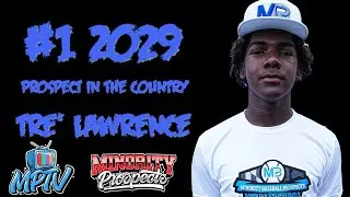 #1 Middle School Baseball Player in the Country Tre' Lawrence at MBP Middle School All-American Game