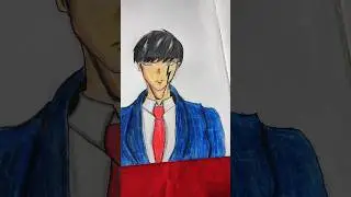 Mash pencil colour #anime#drawing #viralvideo #art#magicandmuscles #shortvideo #fanart #mash#sketch