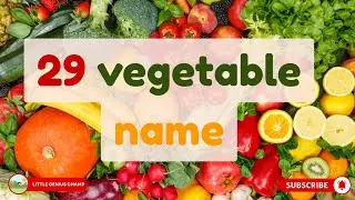VEGETABLES FOR KIDS | Learn 29 Vegetable Names with Fun Music 🥦⭐