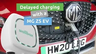 Delayed charging on a MG ZS EV using a Wallbox Pulsar Plus charger