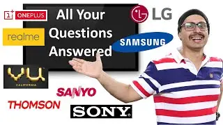 OnePlus TV | Samsung Frame | VU Ultra | Realme TV | LG | Sony | Thomson TV | Mitsubishi | G SHOCK