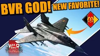 War Thunder GERMAN MIG-29 GAMEPLAY! 50km's shots? NO PROBLEM! A BVR GOD in the German Tech tree!