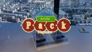 YAGELI hot sale 3 slots acrylic booster pack dispenser