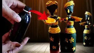 African Doll Making // African Doll With Plastic Bottle