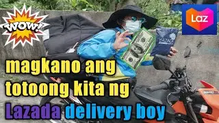 KITAAN NG LAZADA DELIVERY //mula mismo sa delivery rider // panalo🤑