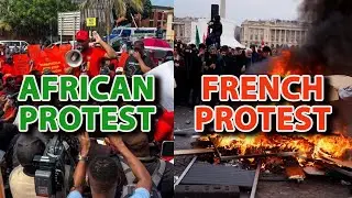 Western Media Ironically Reporting Africa's Protests While French Riots Set Paris on Fire
