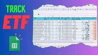 How to track ETFs' live data in Google Sheets from NSE? ETF Investing in Stock Market