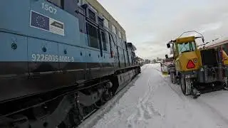 Манёвры тепловоза с36 7DF 1507 в депо Тапа #эстония #trainspotting #railway #history #railfan 