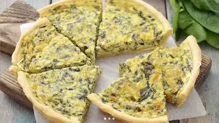 Making the Quiche Florentine