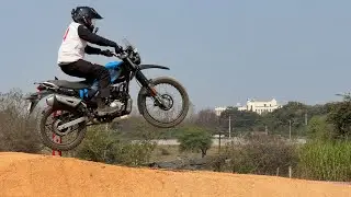 Can&rsquo;t believe this off-road track is in Hyderabad! 🔥🏍️