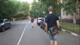 Moscow Longboarding with 
