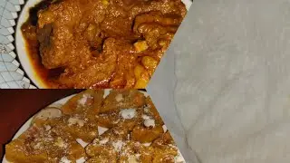 পরিবারের সকলের জন্য  শবেবরাত এর আয়োজন।সঙ্গে থাকছে মাংস,চালের রুটি ও ডালের হালুয়া🥰🍲🧀🍚।
