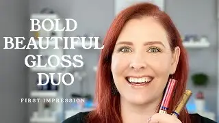 BOLD BEAUTIFUL GLOSS DUO FIRST IMPRESSION | Scarlet Gloss & Ultra Gold Glitter Gloss