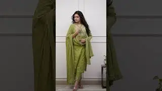 #day57 *we have launch A Beautiful  Embroidered Cotton suit set for Gorgeous ladies👗#viralshort