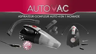 Aspirateur gonfleur de voiture AUTOVAC