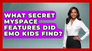 What Secret MySpace Features Did Emo Kids Find? - Emo Kid Forever