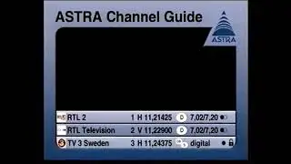 Astra 19.2E Channel Guide (1996)