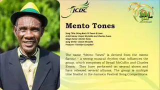 Mento Tones - JCDC Jamaica Festival Song Finalist 2016 - Song: 