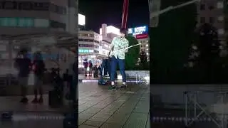 立川駅 ジャグリング コンロさん