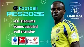 eFootball PES 2026 PPSSPP 🔥Original ISO Download | PES 26 PSP -  PPSSPP 
