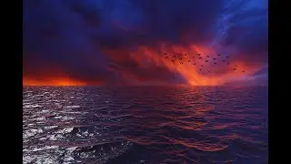 Across the blue horizon (woman version)