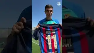 🆕 And Ferran Torres' new number is...  #shorts