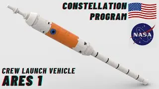 Lego Ares -1 Rocket - Constellations Program (55 Years Moon Landing Anniversary )