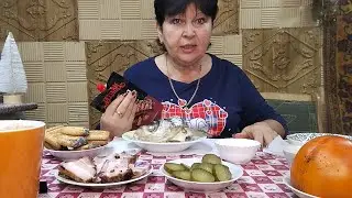Мукбанг 😋👍. Отварная голова толстолобика.