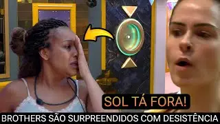 BBB 26: ACONTECEU AGORA! APÓS BOTÃO DE DESISTÊNCIA FICA VERDE SOL VEGA DESISTIR DO BBB
