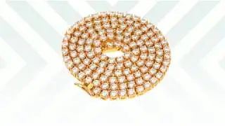 BEST SELLER  4MM DIAMOND TENNIS CHAIN