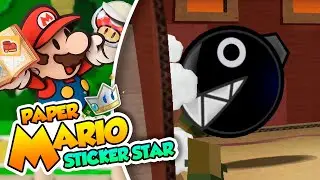 Chomp desbocado - 30 - Paper Mario: Sticker Star (3DS) DSimphony
