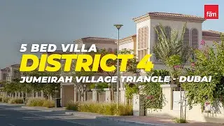 Luxurious 5 Be Villa in District - 4, JVT - Dubai