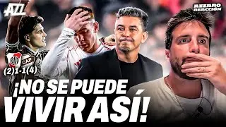 AZZARO REACCIÓN - SE VIENEN DÍAS DURÍSIMOS: RIVER PERDIÓ POR PENALES CONTRA PLATENSE Y QUEDÓ AFUERA.