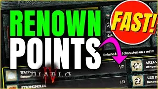 What is RENOWN in Diablo 4 & What Activities Give Renown Points