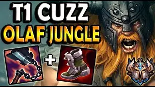 OLAF Jungle vs GRAVES [ T1 Cuzz ] Rank #3 Korea Patch 11.1 ✅